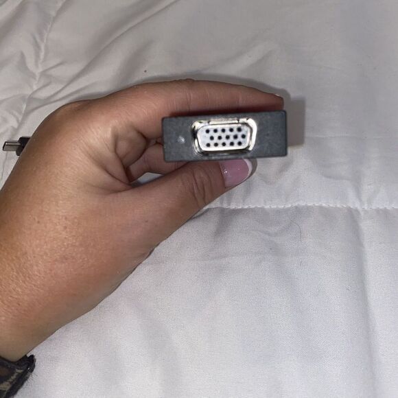 03X7169 Lenovo ORIGINAL! 4X90K86568 USB C to VGA Plus Power Adapter IT6513-01 - Picture 2 of 4